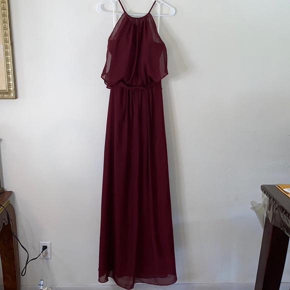 Womens Vinibelle Burgundy Dress - Picture 1 of 9